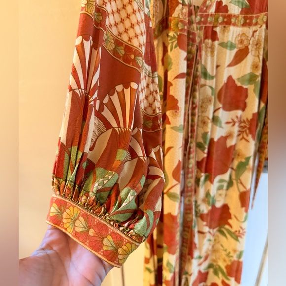 Nine Lives Bazaar Allure Maxi Wrap Dress - Rose - Picture 5 of 11